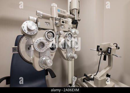 Optische Instrumente für Sichtbegutachtet Stockfoto