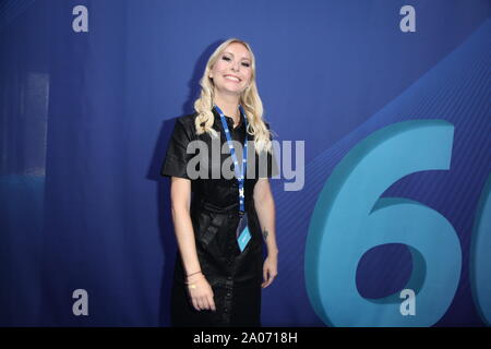 Susanne Klebn lebt bei der IFA 2019 auf der ARD Bühne. Berlin, 08.09.2019 Stockfoto