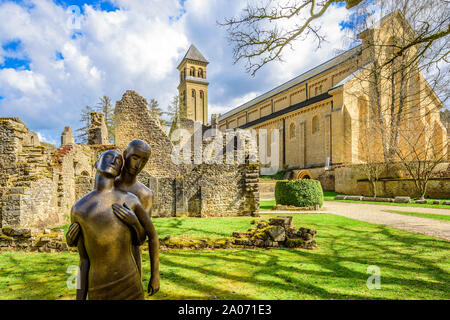 Abtei Orval, Belgien Stockfoto