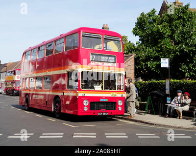 Bewahrt den östlichen Grafschaften Bristol VR Doppeldecker Bus OCK 985 K. Bodiy durch östliche Werke Trainer und ein Bristol erstrahlt bezeichnet. Stockfoto