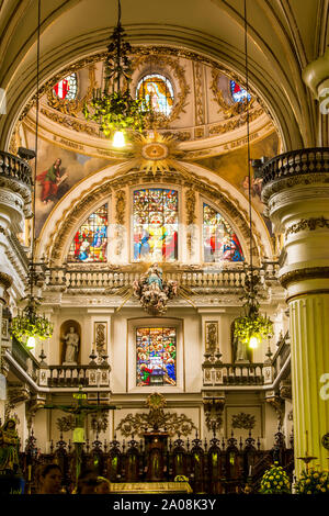 Kathedrale von Guadalajara Mariä Himmelfahrt, historisches Zentrum, Guadalajara, Jalisco, Mexiko. Stockfoto