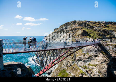 Tintagel - Nord-Cornwall Stockfoto