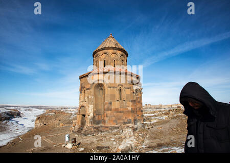 Kirche des heiligen Gregor von Abumarents. Ani-Ruinen. Kars. Türkei Stockfoto