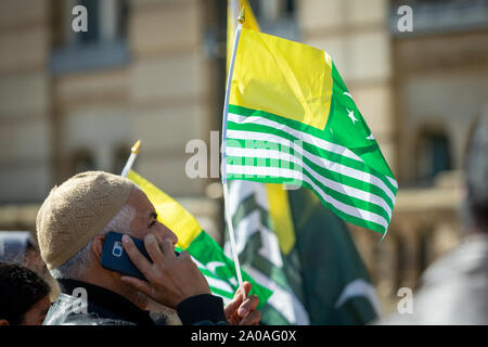 Freie Kaschmir Demonstration in Birmingham, Großbritannien Stockfoto