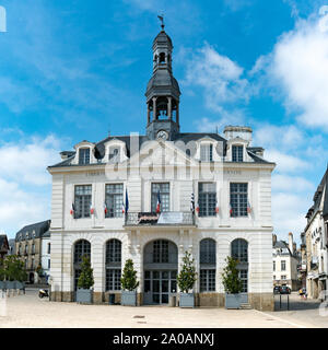 Auray, Morbihan/Frankreich - 25. August 2019: die malerische und historische Rathaus Gebäude in der bretonischen Stadt Auray im westlichen Frankreich Stockfoto