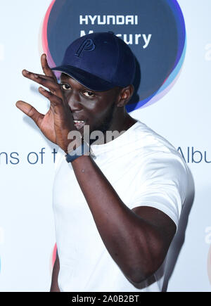 Stormzy während der Hyundai Mercury Prize 2019, bei Eventim Apollo, London statt. Stockfoto