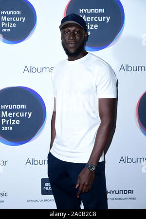 Stormzy während der Hyundai Mercury Prize 2019, bei Eventim Apollo, London statt. Stockfoto