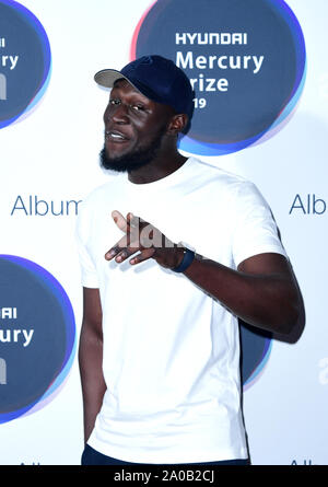 Stormzy während der Hyundai Mercury Prize 2019, bei Eventim Apollo, London statt. Stockfoto