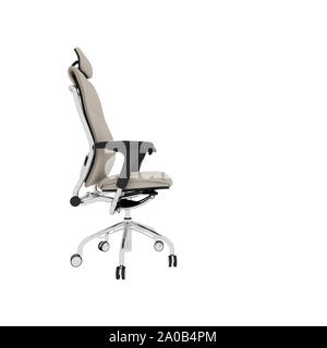 Modernes Design Sessel auf weißem Hintergrund Stockfoto