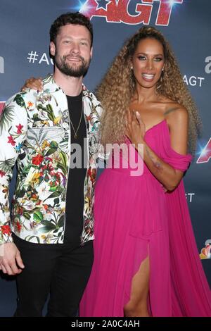 Los Angeles, CA. 18 Sep, 2019. Calum Scott, Leona Lewis bei Ankünften für AMERICA'S GOT TALENT Finale live Screening, die Dolby Theater in Hollywood und Highland Center, Los Angeles, CA September 18, 2019. Credit: Priscilla Grant/Everett Collection/Alamy leben Nachrichten Stockfoto