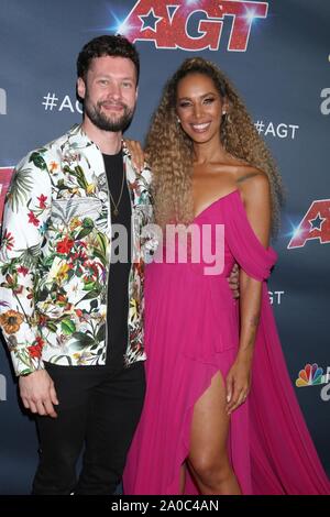 Los Angeles, CA. 18 Sep, 2019. Calum Scott, Leona Lewis bei Ankünften für AMERICA'S GOT TALENT Finale live Screening, die Dolby Theater in Hollywood und Highland Center, Los Angeles, CA September 18, 2019. Credit: Priscilla Grant/Everett Collection/Alamy leben Nachrichten Stockfoto