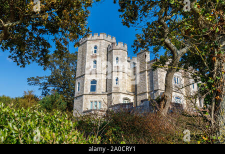 Netley Schloss, eine ehemalige Festung im Netley (netley Abtei), ein Dorf in Southampton Wasser an der Südküste von Hampshire, Südengland Stockfoto