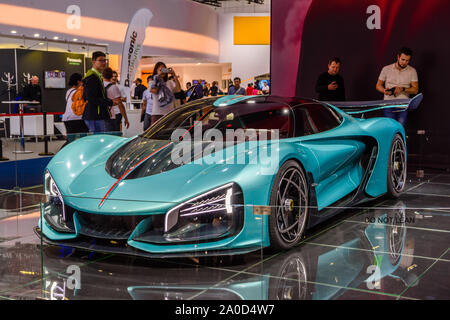 FRANKFURT, Deutschland - September 2019:, IAA International Motor Show Auto Ausstellung. Stockfoto