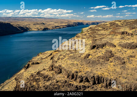 Mächtigen Columbia River im Staat Washington, USA Stockfoto