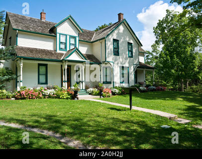 Miller's House bei Morningstar Mühle in St. Catharines, Ontario, Kanada. Stockfoto