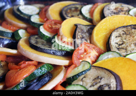 Ratatouille Gemüse Pie Mix Stockfoto