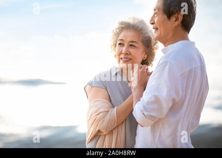 Gerne älteres Paar dating Stockfoto