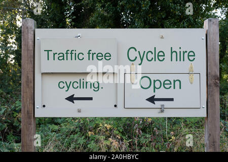 Stratford Greenway, Warwickshire Land Parks Stockfoto