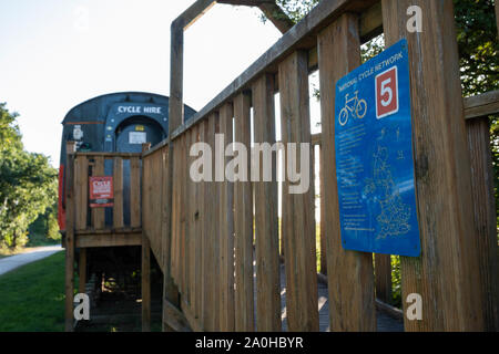 Stratford Greenway, Warwickshire Land Parks Stockfoto