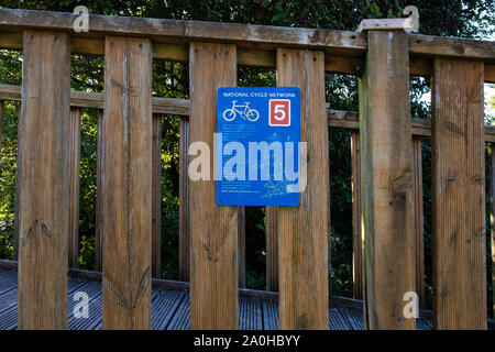 Stratford Greenway, Warwickshire Land Parks Stockfoto