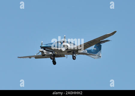 Vilnius, Litauen - 23. April: Diamond DA 62 zweistrahlige Flugzeuge von Diamond Aircraft Industries am 23. April 2019 in Vilnius Litauen produziert Stockfoto