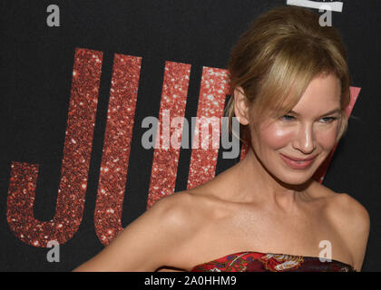 September 19, 2019, Beverly Hills, Kalifornien, USA: Renee Zellweger besucht die LA Premiere der Straßenrand Anziehung' 'Judy'' Samuel Goldwyn Theater. (Bild: © Billy Bennight/ZUMA Draht) Stockfoto