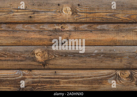 Alte Holzbohlen Hintergrund. Braun Holz- gestreifte Textur. Vintage wand Oberfläche, Muster. Verwittertes Holz, antik Zaun, Eiche. Plank - Holz Stockfoto