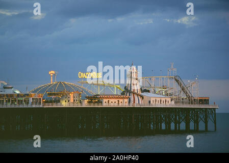 Palace Pier Brighton, East Sussex, England, UK. Stockfoto