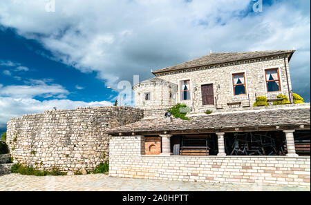 Lekuresi Schloss in Saranda, Albanien Stockfoto