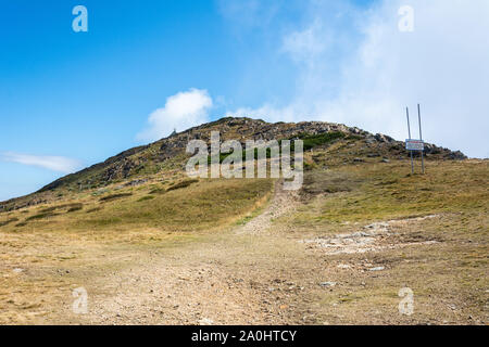 Der Gipfel des Mt Buller (1.805 m Seehöhe) in Victoria, Australien. Stockfoto