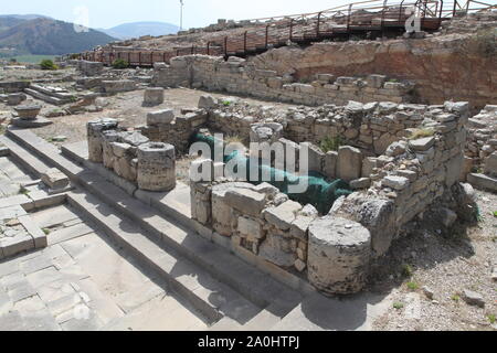 Calatafimi Segesta, Italien - 1. Juli 2016: Die Antike Stadt Segesta... Stockfoto