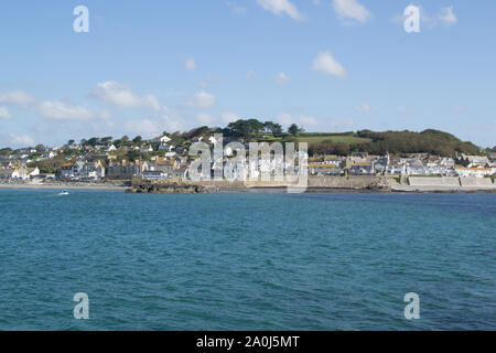 Marazion aus St Michael's Mount gesehen Stockfoto