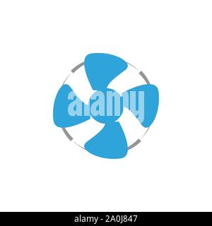 Propeller grafik design Template vector isoliert Abbildung Stock Vektor