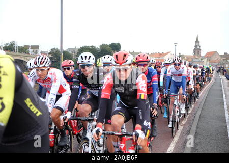 Tour durch Großbritannien, die durch Berwick upon Tweed 2019 Stockfoto