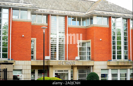 Der englische Fußball-Liga Hauptquartier auf Fishergate, Preston, Großbritannien Stockfoto