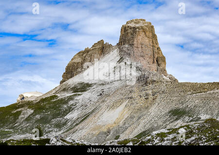 Dolomiten Landschaft, Felsen und Berge in die UNESCO-Liste in Südtirol in Italien. Stockfoto