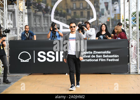 San Sebastian, Spanien. 20. September 2019. Alejandro Amenabar an der 67th International Film Festival in San Sebastian. Credit: Julen Pascual Gonzalez/Alamy leben Nachrichten Stockfoto