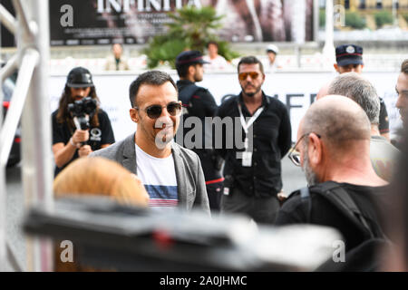 San Sebastian, Spanien. 20. September 2019. Alejandro Amenabar an der 67th International Film Festival in San Sebastian. Credit: Julen Pascual Gonzalez/Alamy leben Nachrichten Stockfoto