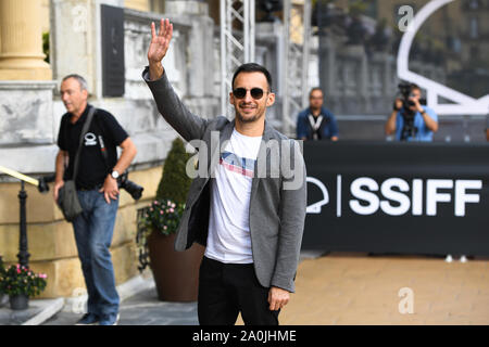 San Sebastian, Spanien. 20. September 2019. Alejandro Amenabar an der 67th International Film Festival in San Sebastian. Credit: Julen Pascual Gonzalez/Alamy leben Nachrichten Stockfoto