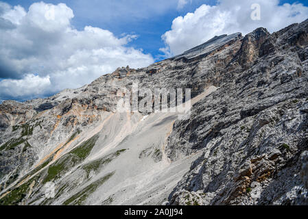 Dolomiten Landschaft, Felsen und Berge in die UNESCO-Liste in Südtirol in Italien. Stockfoto