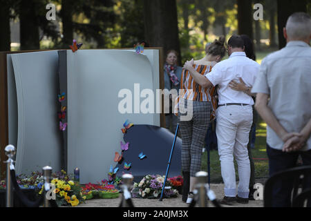 OSS, Niederlande. 20 Sep, 2019. dutchnews, Denkmal für die Opfer der Tragödie von Oss Credit: Pro Schüsse/Alamy leben Nachrichten Stockfoto