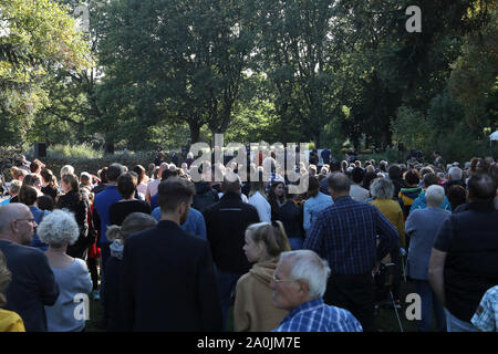 OSS, Niederlande. 20 Sep, 2019. dutchnews, Denkmal für die Opfer der Tragödie von Oss Credit: Pro Schüsse/Alamy leben Nachrichten Stockfoto