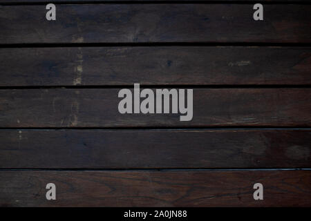 Dunkelbraun Holzbohlen Hintergrund Stockfoto