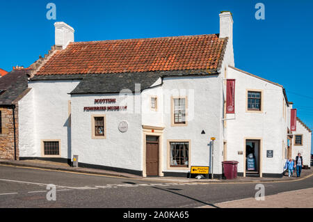 Die schottischen Fischerei Museum in Anstruther im Osten Neuk von Fife, Schottland. Stockfoto