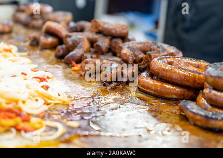 Italienische Wurst vom Fest des San Gennaro. Stockfoto