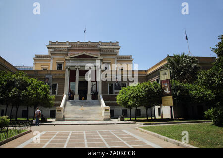 Athen Griechenland das National History Museum Früher das Alte Parlament House Stockfoto