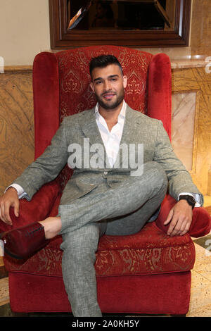 Los Angeles, Ca. 20 Sep, 2019. Sam Asghari am Tag Beauty Awards am Taglyan Komplexe in Los Angeles, Kalifornien am 20. September 2019. Credit: Faye Sadou/Medis Punch/Alamy leben Nachrichten Stockfoto