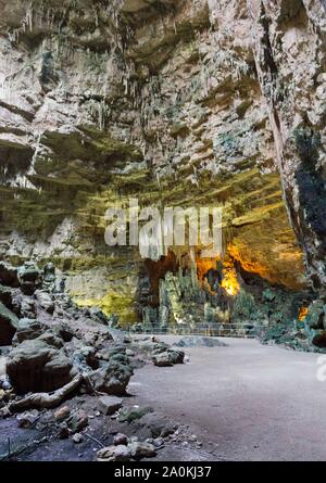 Grotten von Castellana, Italien - 26 AUGUST 2017: Grotten von Castellana Grotte in Süditalien Stockfoto