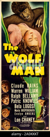 Der Wolf Mann 1941 Universal Pictures Film mit Bela Lugosi und Evelyn Ankers Stockfoto