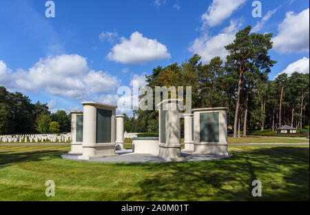 Die Brookwood 1914-1918 Memorial in der Soldatenfriedhöfe bei Brookwood Friedhof, Pirbright, Woking, Surrey, Südosten, England, Grossbritannien Stockfoto